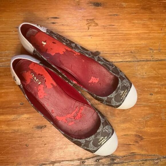 Coach Shoes - Coach Monogram Ballet Flats